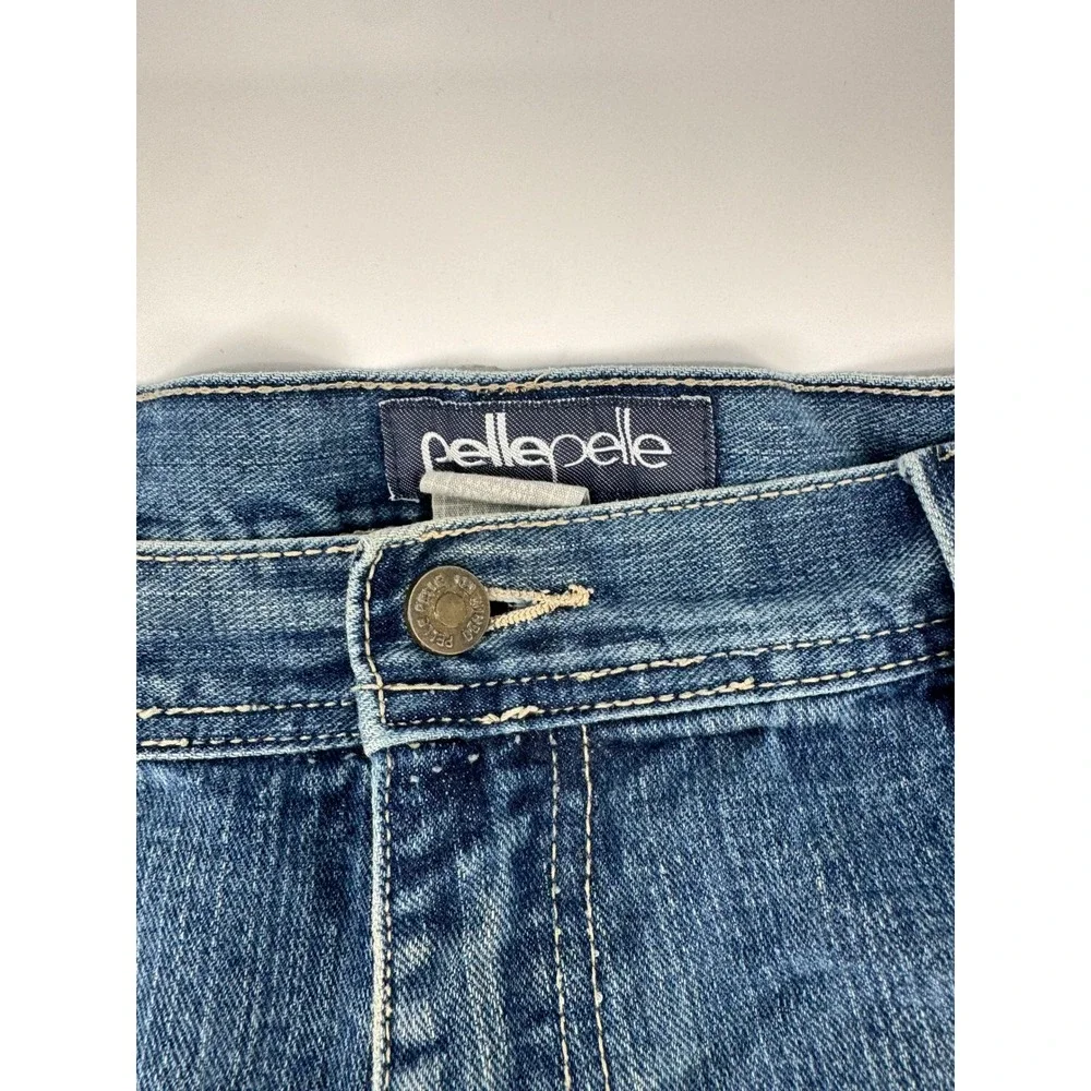 Pelle Pelle Baggy Denim‎ Shorts Mens 30 Blue Y2K Streetwear Jorts Relaxed Fit